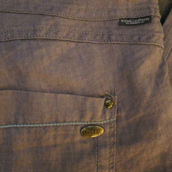 SIGNAL * LINEN PANTS FROM DENMARK NWT *302 - Picture 5 of 6